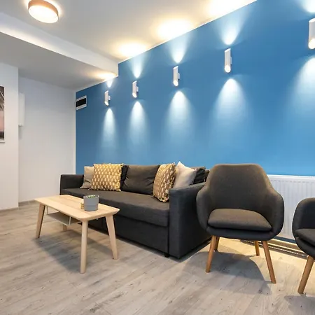 Apartment Blue Design In Magheru Bucharest