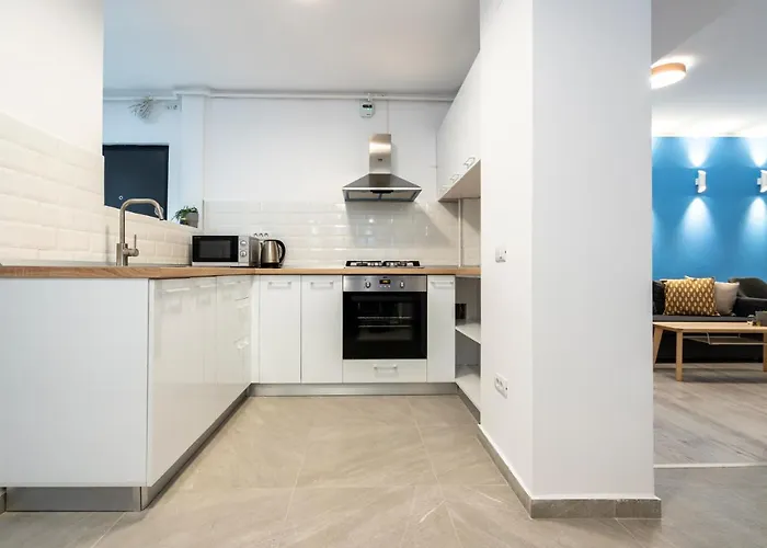 Blue Design In Magheru Apartman